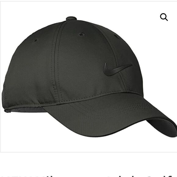 Nike 2021 Adult Golf Dri-Fit Swoosh Adjustable Hat/Cap-Anthracite NWT in packag - Picture 1 of 6